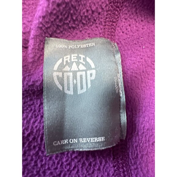 REI Co-Op Womens Purple Fleece Pullover 1/4 Zip Long Sleeve Jacket XXL - Picture 6 of 9
